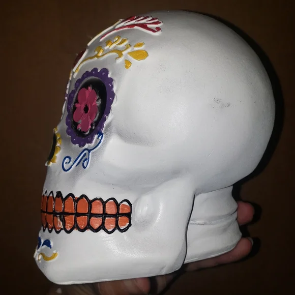 Dia de los Muertos Set of 2 skull skeleton decor man woman male female couple - Picture 3 of 5